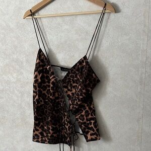 Leopard Print Women's Top